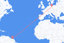 Paramaribo to Berlin