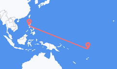 Funafuti to Manila