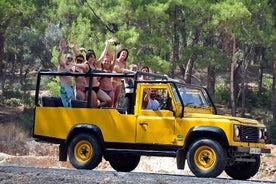 Alanya Jeep Safari med offroad, lunch och transfer tur och retur