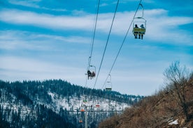 Photo of Lenggries popular tourist resort whether winter or summer in the Isarwinkel, Germany.