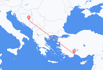 Flights from Antalya to Sarajevo