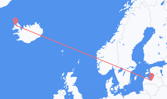 Flights from Riga to Ísafjörður
