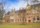 photo of front of the historic museum building in the center of Assen, Netherlands.