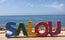 Letras Salou, Salou, Tarragonès, Tarragona, Catalonia, Spain