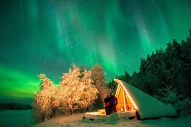 Tour fotografico dell'aurora boreale a Rovaniemi per piccoli gruppi