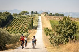 Cortona - eBike-tur og vinsmaking i Valdichiana [+40€]