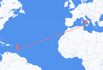 Flights from Saint Lucia to Palermo