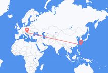Okinawa Island to Zagreb