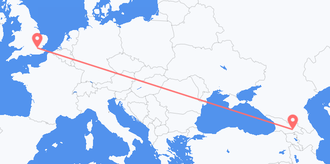 Flights from Georgia to the United Kingdom