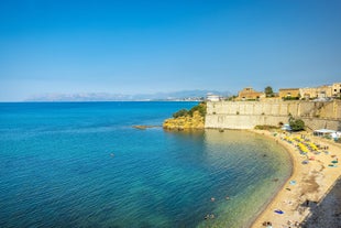 photo of an aerial panoramic view of Castellammare del Golfo town, Trapani, Sicily, Italy.