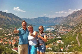 Cidades antigas de Budva e Kotor e estradas panorâmicas e Lago Skadar