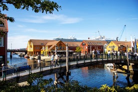 Photo of the ferry terminal at Horten in Norway.