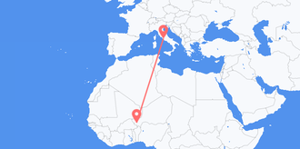 Niger to Italy