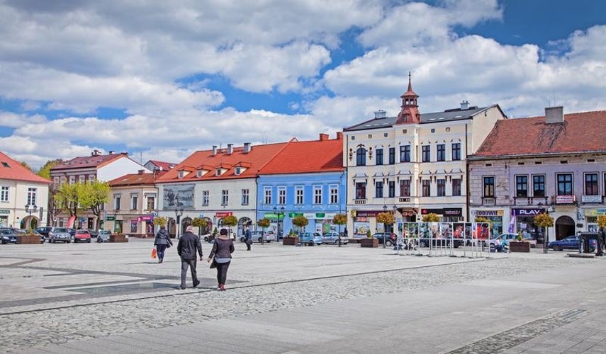 photo of view of Oświęcim, Poland.