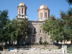 Photo of aerial View Of Constanta City Skyline In Romania.