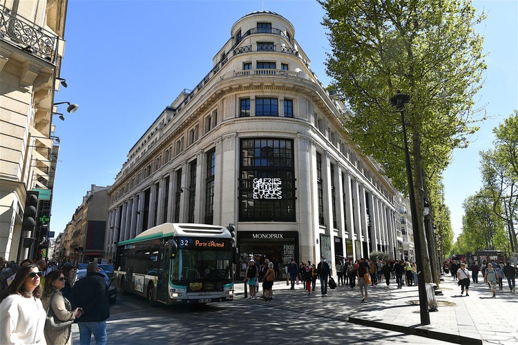 Champs-Elysées in Paris, France.