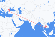 Voos da província de Sihanoukville para Istambul