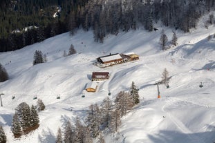 photo of beautiful alpine summer view with a church at Waidring, Tyrol, Austria.