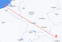 오스트리아 클라겐푸르트에서 출발해 벨기에 오스텐데에게(으)로 가는 항공편