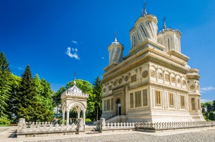 Photo of the Small Square piata mica, the second fortified square in the medieval Upper town of Sibiu city, Romania.