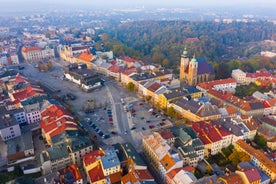 Linz, Austria. Panoramic view of the old town.