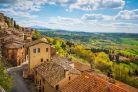 Tour privado de vino de Montalcino y Montepulciano de día completo desde Siena