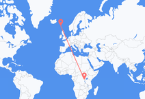 เที่ยวบิน จาก Cyangugu, รวันดา ไปยัง Sørvágur, หมู่เกาะแฟโร