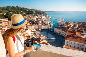 Privat Piran Walking Tour (provsmakning av lokalt vin och produkter ingår)