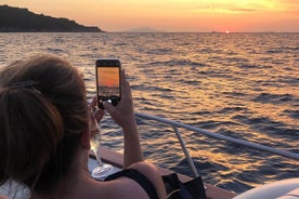 Coucher de soleil de Sorrente à Capri