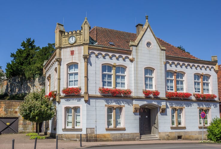 Photo of Old town hall in the historical center of Bad Bentheim, Germany