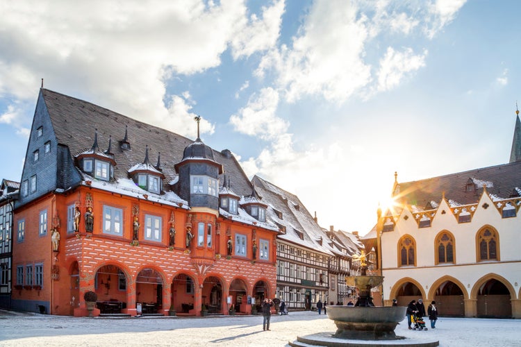 Photo of old city of Goslar, Germany.