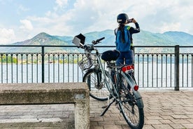 Lago Como: passeio guiado de bicicleta elétrica com iPad e capacete de áudio