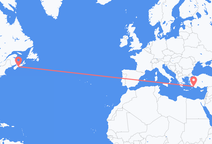 Halifax to Dalaman