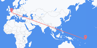 Flüge von Tuvalu nach Frankreich