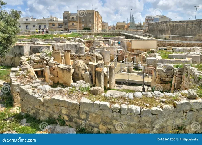 photo of view of Tarxien, Malta.