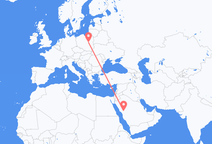 Flights from Medina to Warsaw