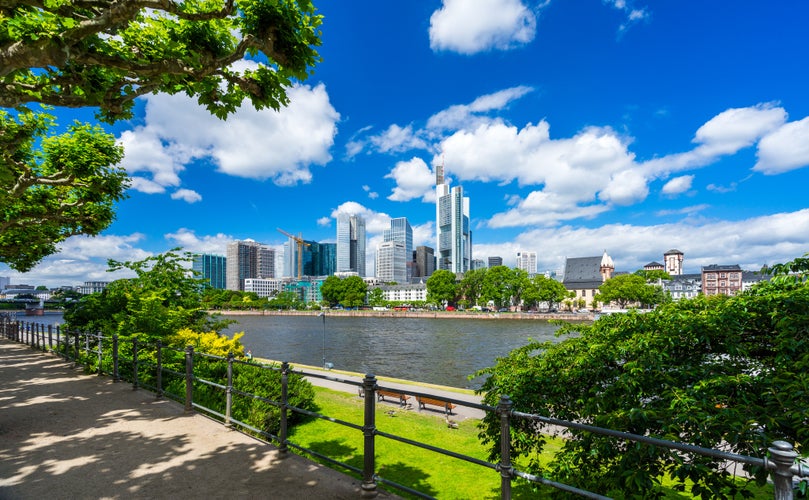 Photo of Frankfurt am Main Skyline.