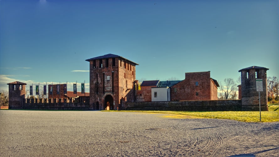 Photo of Visconti Castle of Legnano in the Lombardy region in the province of Milan ,Italy.