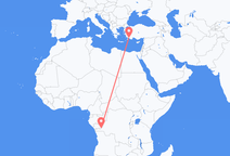 Kinshasa to Dalaman