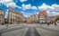 Photo of beautiful panoramic view of historic Bremen Market Square in the center of the Hanseatic City of Bremen with The Schuetting and famous Raths buildings on a sunny day with blue sky in summer, Germany.