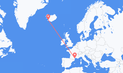 Flights from Reykjavík to Béziers