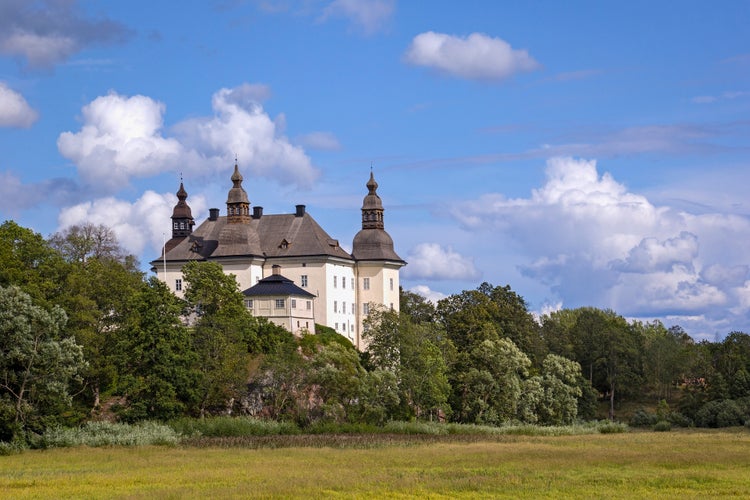 photo of Ekenas Castle, located outside Linkoping, Sweden. The castle was built in the 17th century on top of the foundations of a medieval fortress from the 14th century.