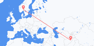 Afghanistan to Norway