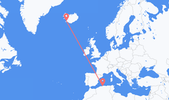 Algiers to Reykjavik
