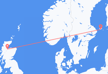 Flyrejser fra Mariehamn til Inverness