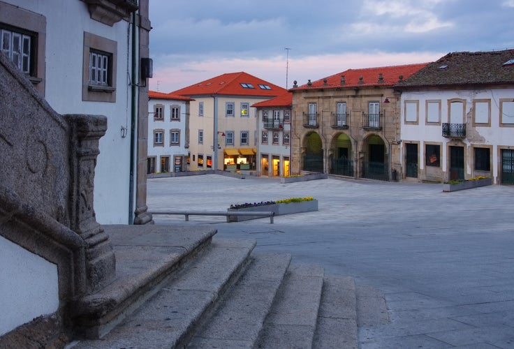 Photo of Guarda square, Portugal.