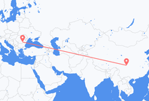 청두에서 출발해 부쿠레슈티로 향하는 항공편