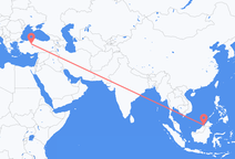 반다르 세리 베가완 출신 출발해 앙카라로 향하는 항공편