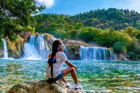 De Split: excursion d'une journée aux cascades de Krka et à la baignade