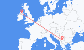 Vols depuis l’Irlande du Nord au Kosovo